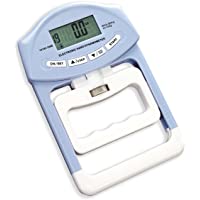 SUAVER 200 Lb-90 kg Dinamómetro Digital de mano fuerza de agarre Medición Meter Auto captura mano Grip de alimentación
